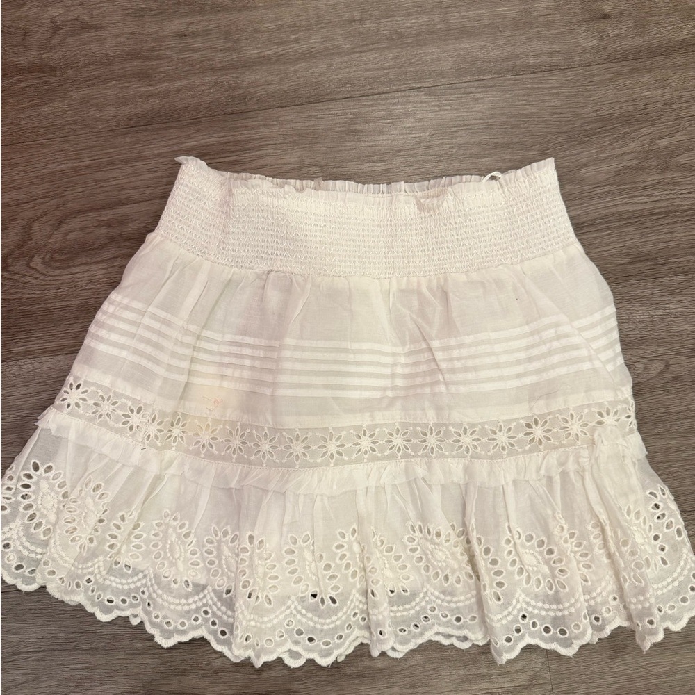 Loveshackfancy Jimena cotton skirt NWT size xs.